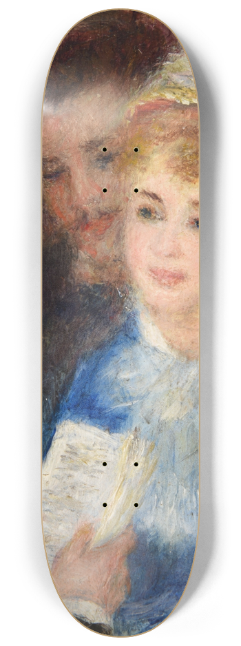 Pierre-Auguste Renoir - La Lecture du rle 8.25 inch art skate deck