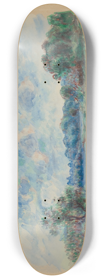 Pierre-Auguste Renoir - Landscape at Pont-Aven 8.25 inch art skate deck
