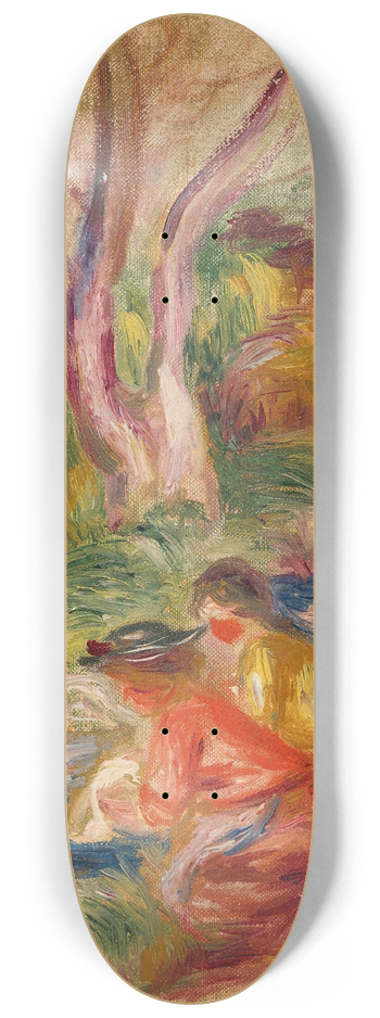 Pierre-Auguste Renoir - Les Laveuses 8.25 inch art skate deck