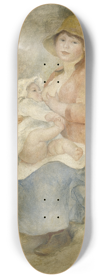 Pierre-Auguste Renoir - Maternity 8.25 inch art skate deck