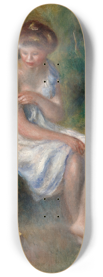Pierre-Auguste Renoir - TheBather 8.25 inch art skate deck