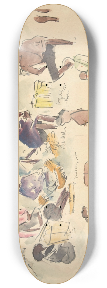 Pierre Jean Apol - Inlandse figuren 8.25 inch art skate deck