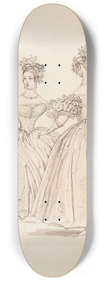 Pierre-Numa Bassaget - Costume Design 8.25 inch art skate deck