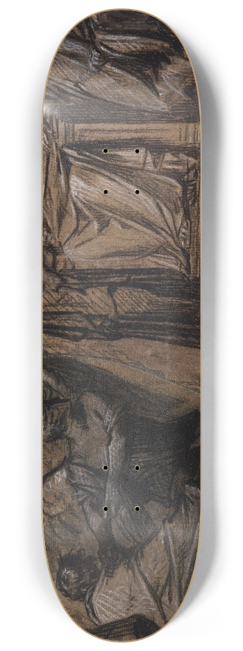 Pierre-Paul Prud'hon - Thmis et Nmsis 8.25 inch art skate deck