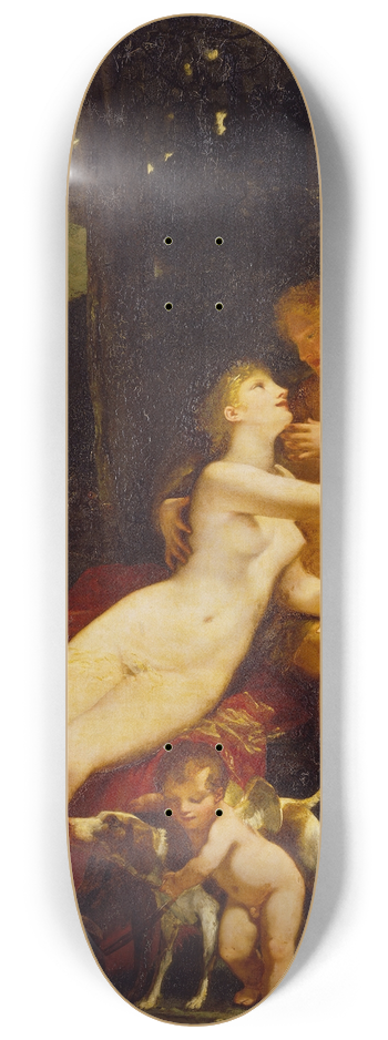 Pierre-Paul Prud'hon - Venus and Adonis 8.25 inch art skate deck