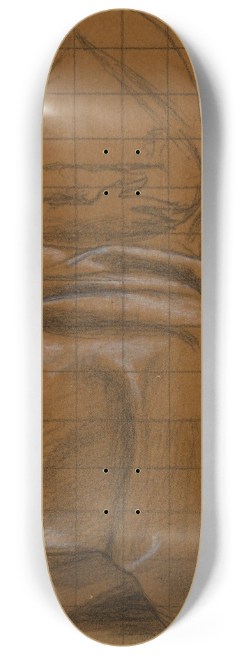 Pierre Puvis de Chavannes - Etude de draperie 8.25 inch art skate deck