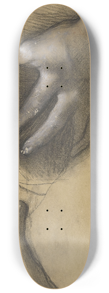 Pierre Puvis de Chavannes - Etude de mains 8.25 inch art skate deck