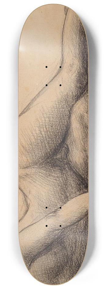 Pierre Puvis de Chavannes - Homme nu tendu par terre 8.25 inch art skate deck