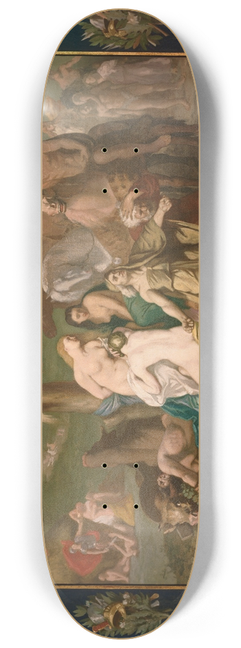 Pierre Puvis de Chavannes - War 8.25 inch art skate deck