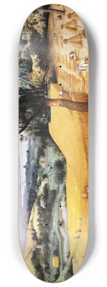 Pieter Bruegel The Elder - The Harvesters 8.25 inch art skate deck