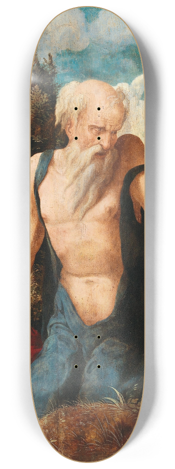 Pieter Coecke van Aelst - Saint Jerome 8.25 inch art skate deck