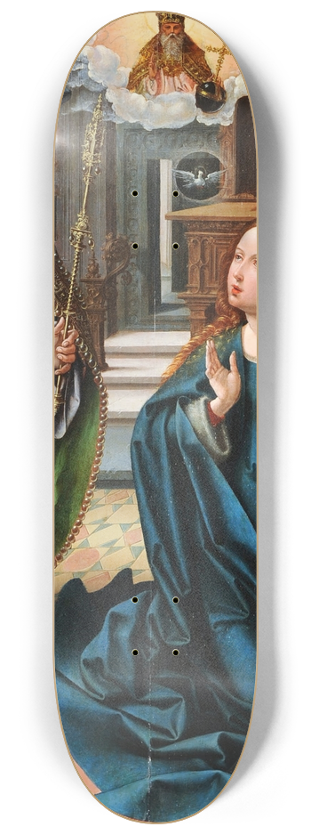 Pieter Coecke van Aelst - The Annunciation 8.25 inch art skate deck