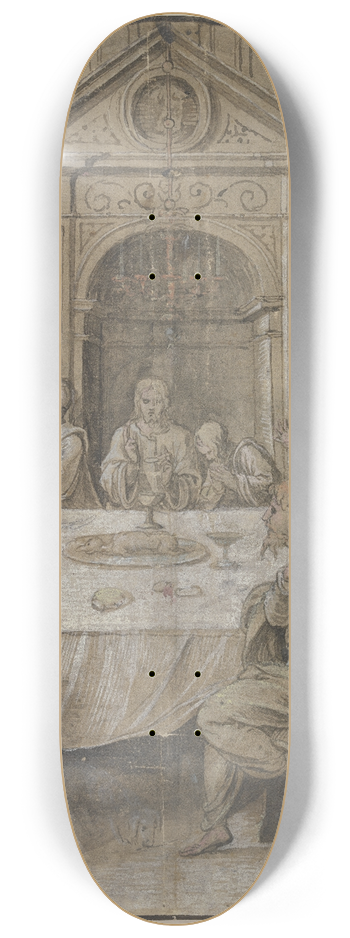 Pieter Coecke van Aelst - The Last Supper 8.25 inch art skate deck