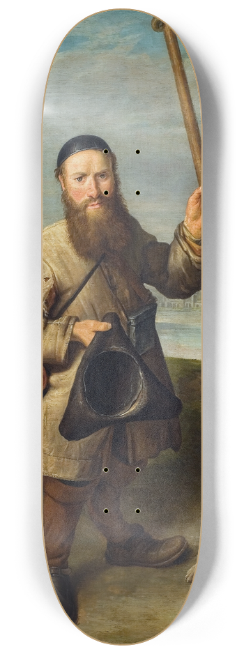 Pieter Snyers - Dwarf in a Landscape 8.25 inch art skate deck