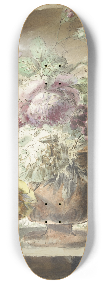 Pieter van Loo - Bloemen 8.25 inch art skate deck