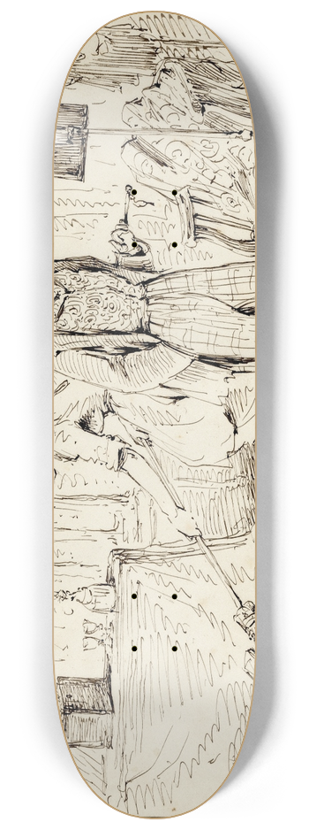 Pieter van Loon - Karik., student na het examen 8.25 inch art skate deck