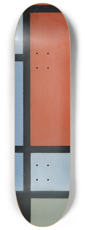 Piet Mondrian - Composition 8.25 inch art skate deck