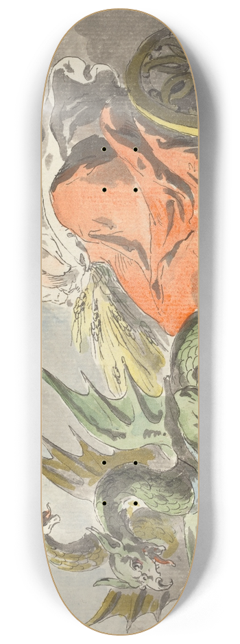 Pietro de Angelis - Carro di Cerere (Chariot of Ceres) 8.25 inch art skate deck