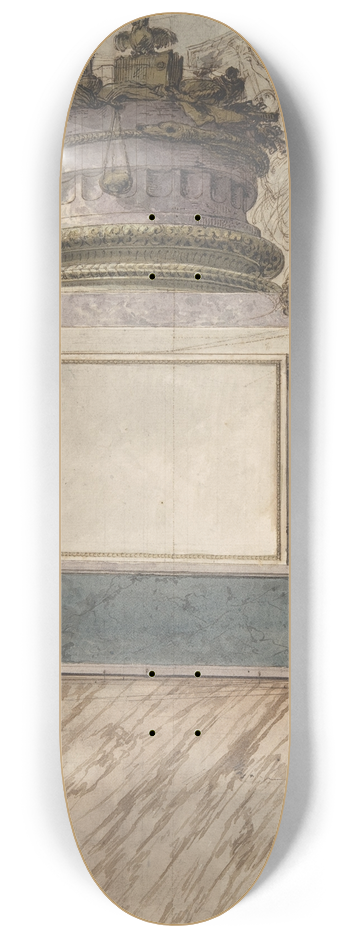 Pietro Fancelli - Design for a Monument 8.25 inch art skate deck
