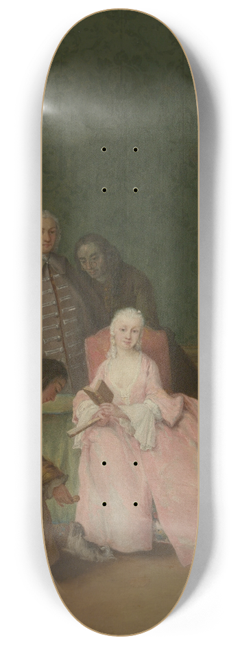 Pietro Longhi - The Visit 8.25 inch art skate deck