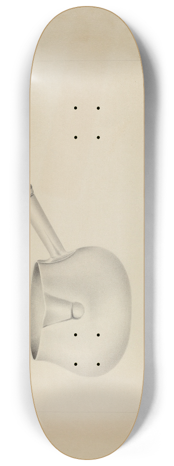 Amelia Tuccio - Silver Pipkin 8.25 inch art skate deck