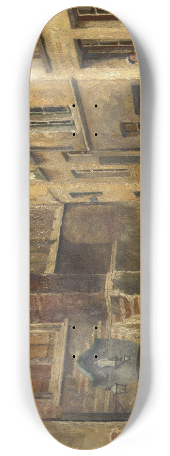 Piet Verhaert - The Old Antwerp Butcher Hall 8.25 inch art skate deck