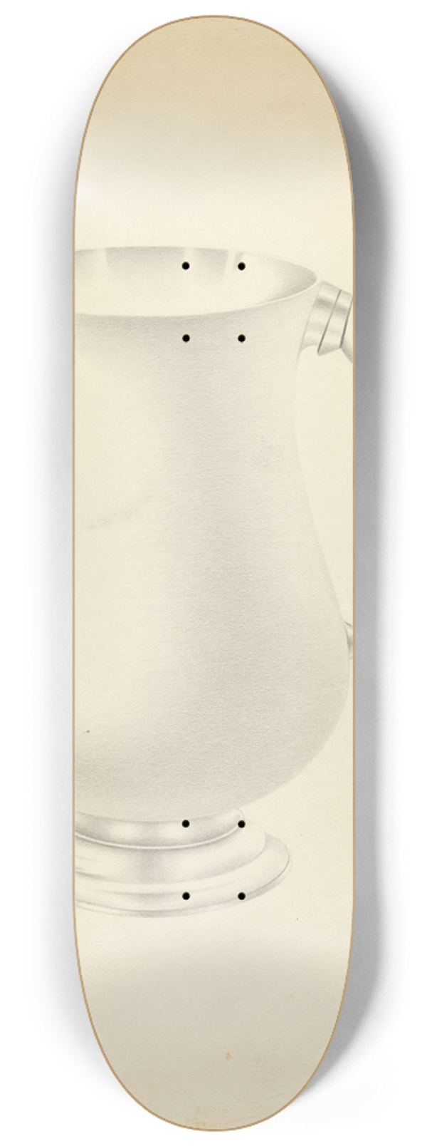 Amelia Tuccio - Silver Pitcher 8.25 inch art skate deck