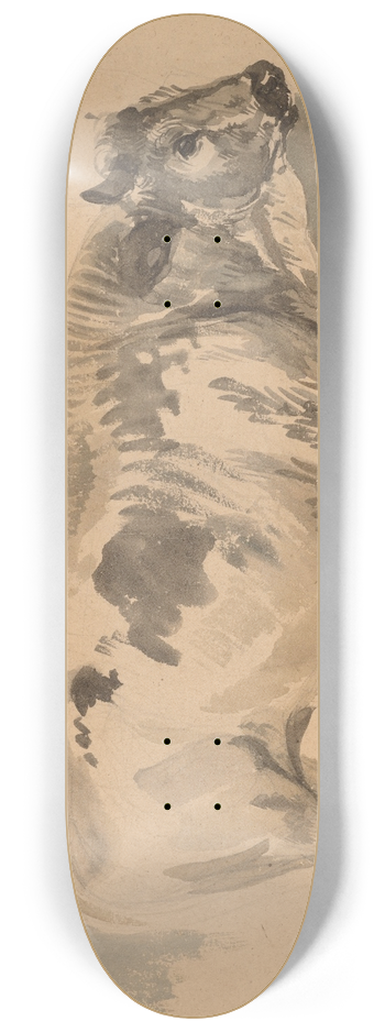 Piotr Michaowski - Study of Simentaler breed bull 8.25 inch art skate deck