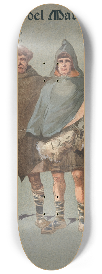 Pipein Gamba - Pastori (coro) 8.25 inch art skate deck