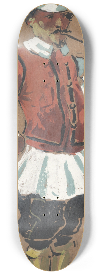 Plinio Codognato - Pietro (crossed out) 8.25 inch art skate deck