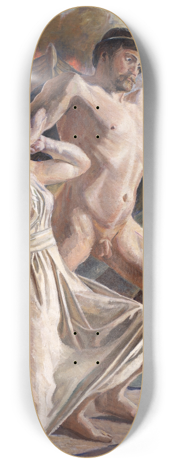 Poul Simon Christiansen - Prometheus steals the fire 8.25 inch art skate deck