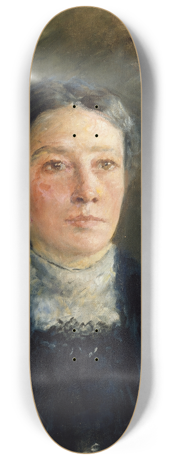 John Butler Yeats - Portrait of Augusta Gregory (1852-1932), Dramatist 8.25 inch art skate deck