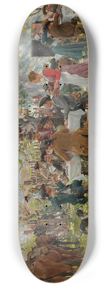 Raffaello Sorbi - The Huntsmens Lunch 8.25 inch art skate deck