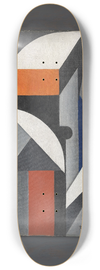 Ragnhild Keyser - The Bridge and the Clock 8.25 inch art skate deck