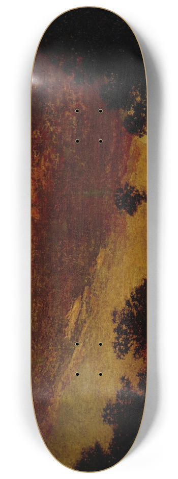 Ralph Albert Blakelock - Afterglow 8.25 inch art skate deck