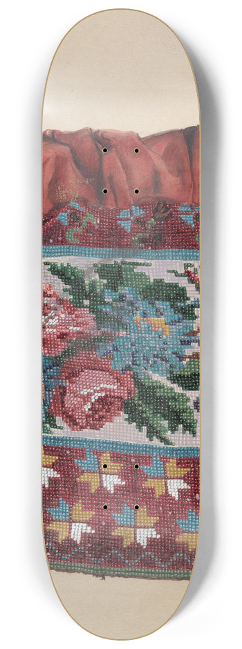 Ralph Atkinson - Beaded Bag 8.25 inch art skate deck