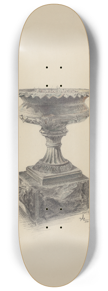 Ralph Atkinson - Urn for Flowers 8.25 inch art skate deck