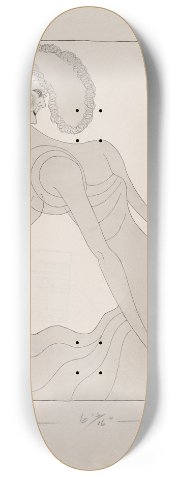 Ralph Barton - Billie Burke 8.25 inch art skate deck