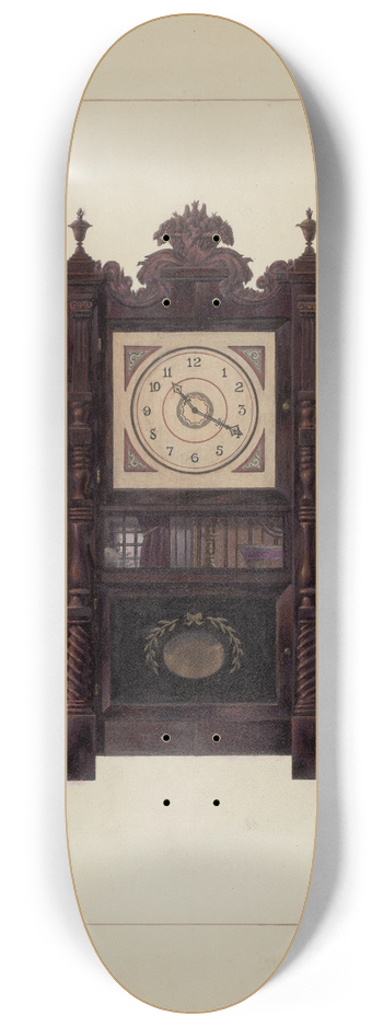 Ralph Morton - Clock 8.25 inch art skate deck
