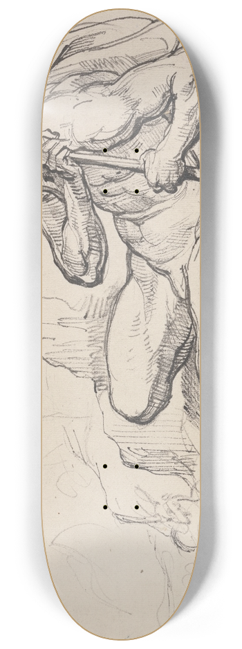 Ramsay Richard Reinagle - Hercules Resting 8.25 inch art skate deck