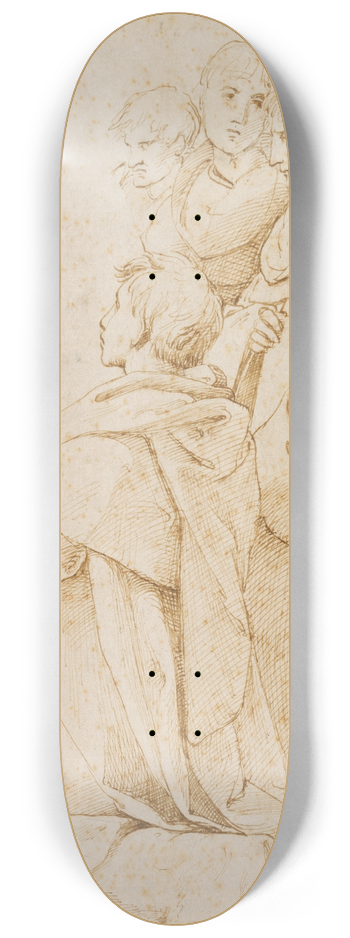Raphael - Die bergabe der Dekretalen 8.25 inch art skate deck