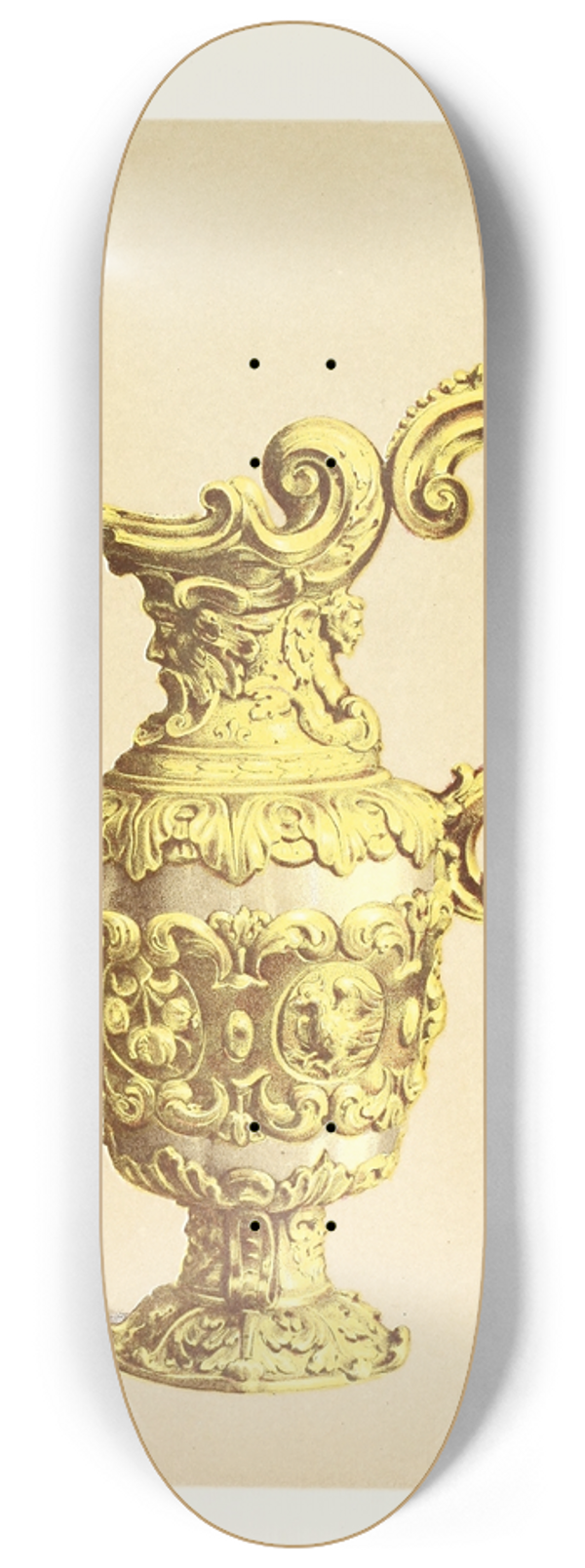 John Charles Robinson - Ewer in Silver, Parcel Gilt. Spanish or Italian 8.25 inch art skate deck