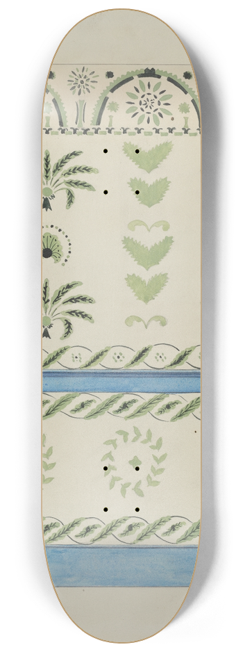 Ray Holden - Stencilled Wall Decoration 8.25 inch art skate deck
