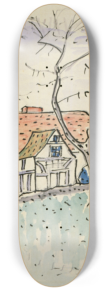 Raymond McIntyre - Cottage and calf 8.25 inch art skate deck