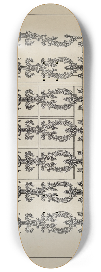 Ray Price - Cast Iron Balcony Rail 8.25 inch art skate deck