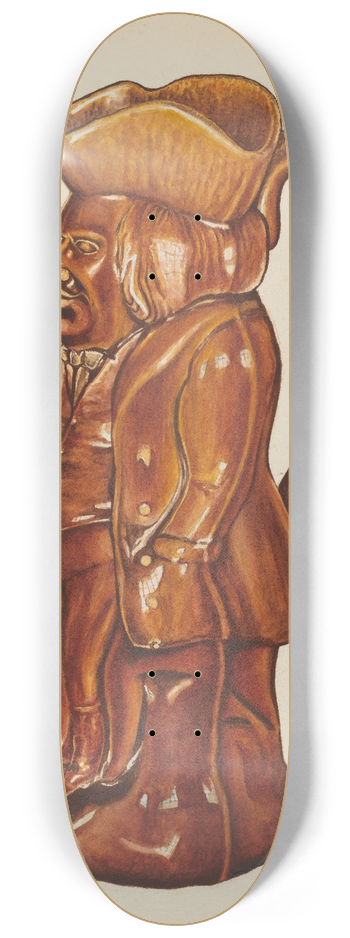 Ray Price - Ceramic Pitcher 8.25 inch art skate deck