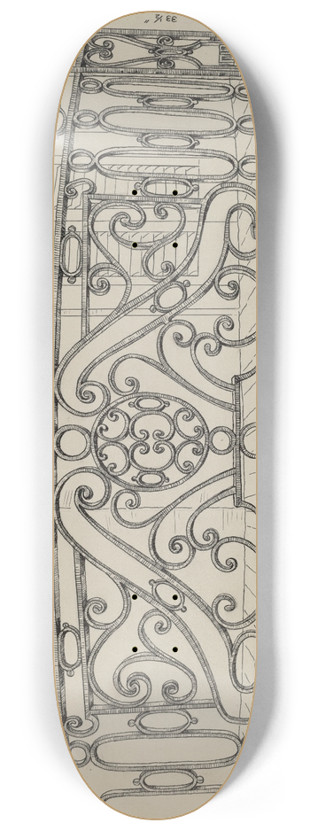 Ray Price - Wrought Iron Balcony 8.25 inch art skate deck