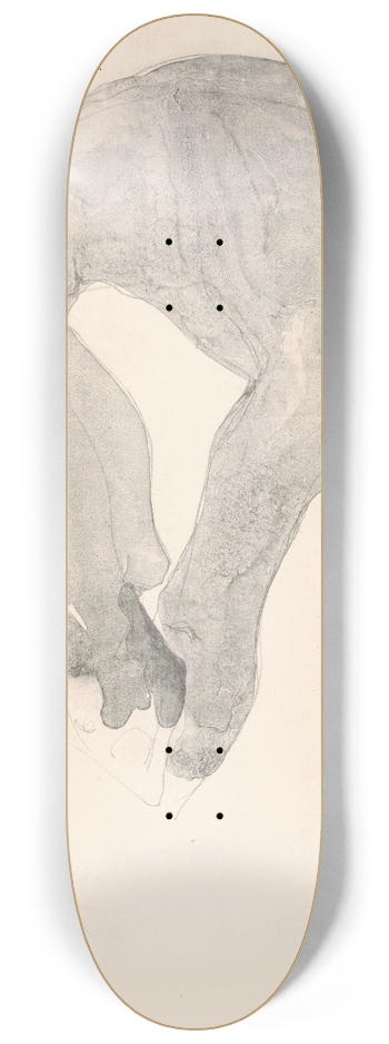Reijer Stolk - Bukkende naakte man 8.25 inch art skate deck
