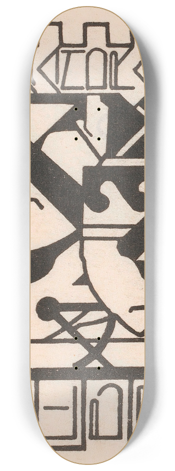Reijer Stolk - Ex libris van J. van der Ager 8.25 inch art skate deck