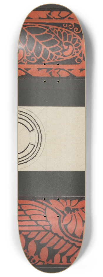 Reijer Stolk - Ontwerp met decoratieve panelen 8.25 inch art skate deck